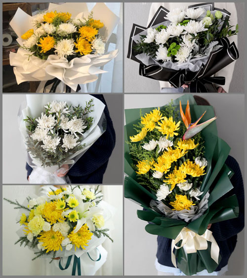 河南南阳卧龙区王村乡何营村白事花束代送
